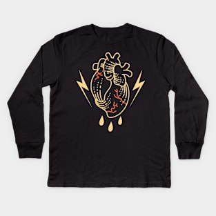 the heart Kids Long Sleeve T-Shirt